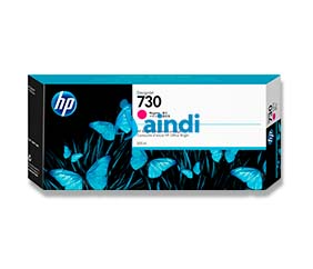 Tinta HP DesignJet 730 P2V69A 300ml Magenta