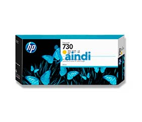 HP Cartucho de Tinta DesignJet 730 Amarillo de 300 ml - P2V70A