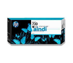 HP Cartucho de tinta DesignJet 730 de 300 ml, negro fotográfico