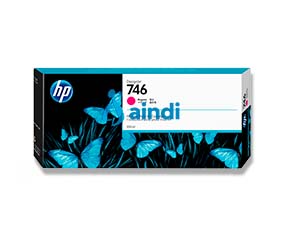 HP Cartucho de Tinta DesignJet 746 - 300 ml, Magenta