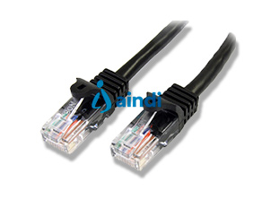 StarTech.com 45PAT2MBK Cable de red Fast Ethernet Cat5e RJ45 de 2 m negro sin enganche