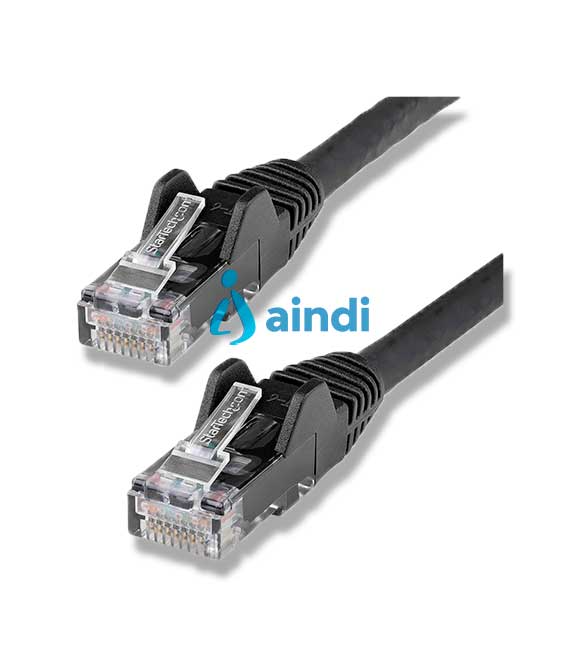 CABLE DE 3M DE RED ETHERNET UTP SIN ENGANCHES CAT6 GIGABIT - NEGRO - STARTECH.COM MOD. N6PATCH10BK