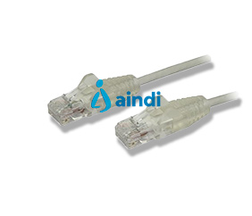 CABLE DE 30CM DE RED ETHERNET CAT6 DELGADO SIN ENGANCHES - CABLE DE RED SNAGLESS - GRIS - STARTECH.COM MOD. N6PAT1GRS