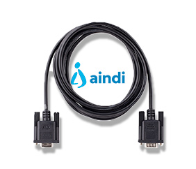 StarTech.com 9FMNM-3M-RS232-CABLE cable serial RS232 de 3 m, modem nulo, crossover cruzado blindado, DB9 hembra a macho compatible DTE