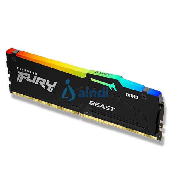 MEMORIA RAM KINGSTON FURYBEAST DDR5 RGB 32GB 5200MHZ CL40(KF552C40BBA-32)