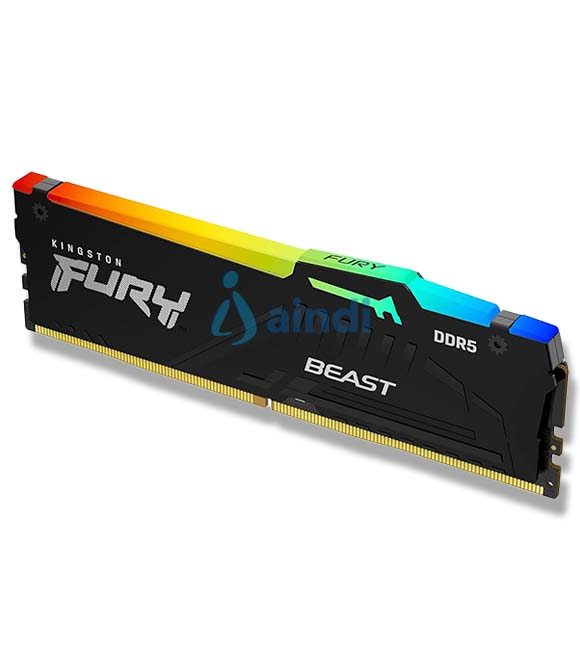Memoria RAM Kingston Fury Beast DDR5 RGB 16GB 5600MHz CL36 (KF556C36BBEA-16)