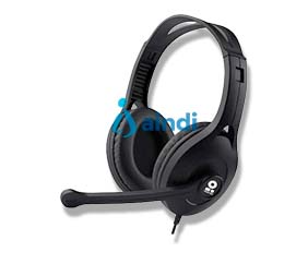 Audífonos Gamer BRobotix 651305 Diadema con Micrófono, Negro, Alámbrico, 3.5mm, Ajustable, Almohadillas acolchadas, Control de Volumen, 651305