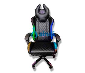 NECNON NSG-RGB-1 Silla gaming RGB con inclinación de respaldo 145° y cojín lumbar/cabeza Product key: NBSGR133RG