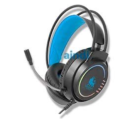 NECNON NBHG-KIMERA Audífonos Headset Gaming Over-Ear RGB Alámbrico 3.5mm USB con micrófono flexible Product Key NCAGKI03FL