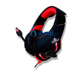 Diadema Gamer Yeyian Wicked Serie 3000 YDW-33402 con Micrófono y Control de Volumen