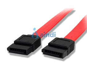 StarTech.com Cable SATA 0,45m - Rojo - 18in Pulgadas Cable Serial ATA