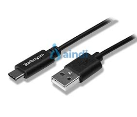 StarTech.com Cable USB-C a USB-A de 2m - USB 2.0 - Macho a Macho. Longitud de cable: 2 m, Conector 1: USB A, Conector 2: USB C, Versión USB: USB 2.0, 