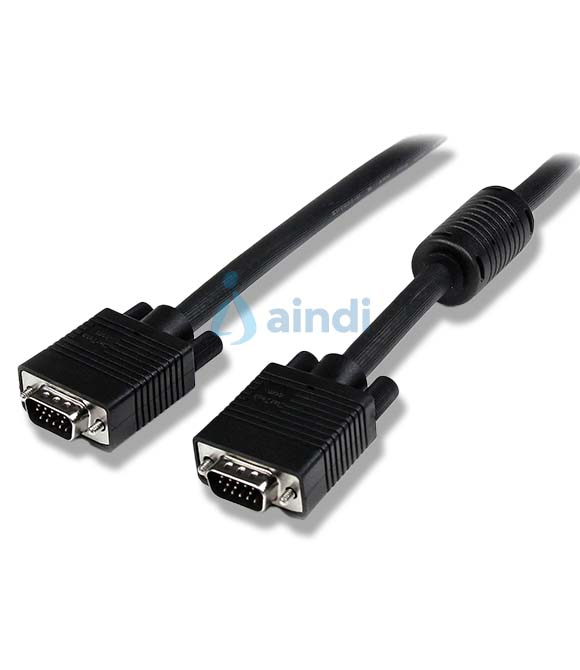 CABLE VGA DE 4.5M COAXIAL DE VIDEO DE ALTA RESOLUCION PARA PANTALLA DE COMPUTADORA - 2X HD15 MACHO - NEGRO - STARTECH.COM MOD. MXT105MMHQ