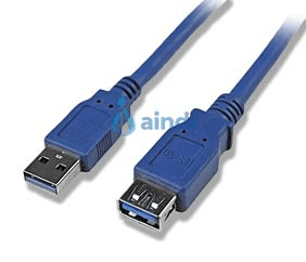 Cable de 1.8m de extensión pasivo usb 3.0 superspeed - macho a hembra usb a - extensor - azul - startech.com mod. usb3sextaa6