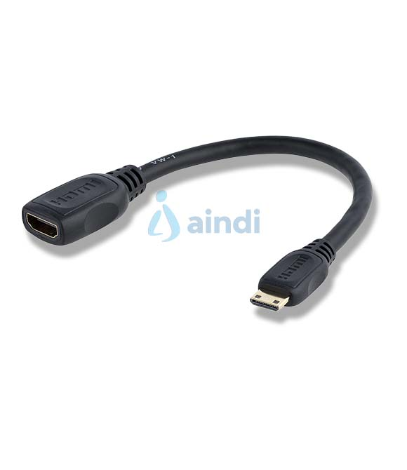 CABLE HDMI DE ALTA VELOCIDAD 12CM - ADAPTADOR HDMI A MINI HDMI - STARTECH.COM MOD. HDACFM5IN