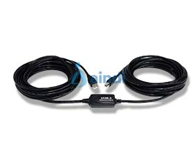 Cable USB Activo de 9m para Impresora - 1x USB A Macho, 1x USB B Macho, Adaptador Negro - StarTech.com Mod. USB2HAB30AC