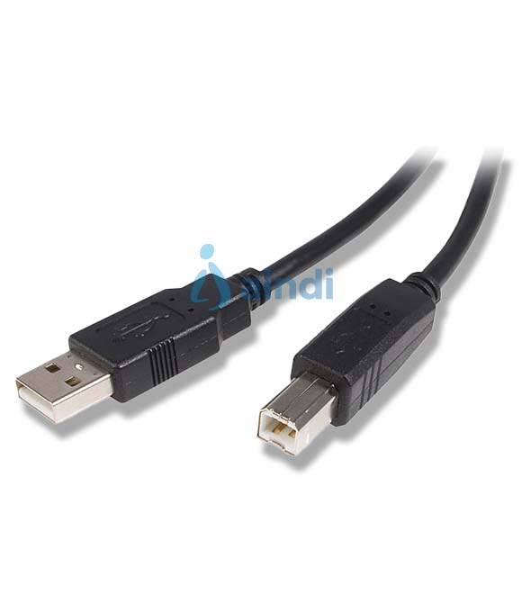 CABLE USB DE 3M PARA IMPRESORA - 1X USB A MACHO - 1X USB B MACHO - ADAPTADOR NEGRO - STARTECH.COM MOD. USB2HAB3M