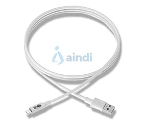 Cable Lightning USB-A Tripp-Lite M100-006-WH 1.83m MFi USB 2.0 Oro