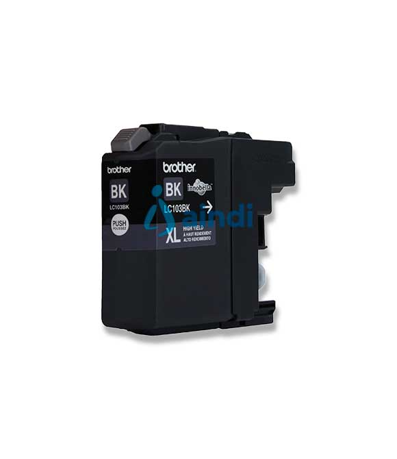 CARTUCHO DE TINTA BROTHER NEGRO LC103BK PARA RENDIMIENTO DE 600 IMPRESIONES