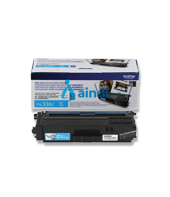 TONER BROTHER CYAN TN336C ALTO RENDIMIENTO 3500 PAGINAS