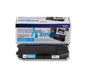 Tóner Brother TN-336C Cian con Rendimiento de 3,500 Páginas para Impresión
