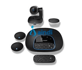 Camara de videoconferencia logitech group fhd 1080p zoom 10x hd campo visual 90° ideal para salas medianas y grandes.