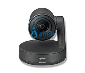 Sistema de videoconferencia logitech rally plus all in one 4k 30fps zoom 15x hd 2 mic 2 speakers ideal para salas grandes y extra grandes