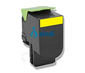 Tóner Láser Lexmark Amarillo - Alto Rendimiento 70C8HY0 (Hasta 3,000 Páginas)