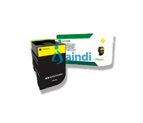 TONER LASER LEXMARK /COLOR AMARILLO/ 71B40Y0 / RENDIMIENTO ESTANDAR / HASTA 2,300 PAGINAS / 55 DE COBERTURA / P/MODELOS: CX417DE CS417DN, CS317, CX317