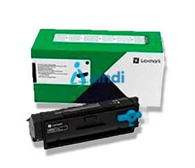 Tóner láser Lexmark 55B4000 negro estándar 3000 páginas | 55B4000