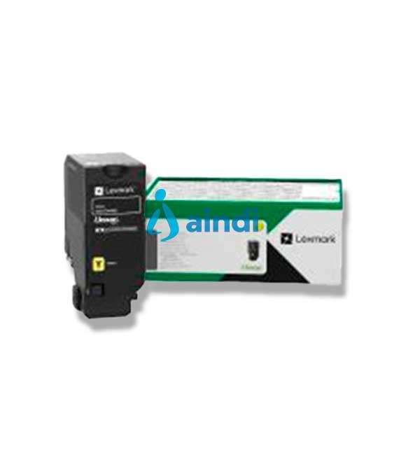 TONER LEXMARK 71C8HY0 AMARILLO, ALTO RENDIMIENTO 10500 PAGINAS, PARA CS730