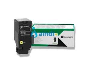 Tóner Lexmark 71C80Y0 Amarillo - Estándar 5000 Páginas para Impresoras CS/CX730, 735