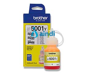 BOTELLA DE TINTA BROTHER AMARILLO BT5001Y DE ALTO RENDIMIENTO DE HASTA 5000 PGINAS COMPATIBLE CON TINTA CONTINUA BROTHER