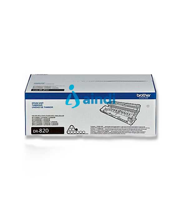 Tambor Brother DR820 - Rendimiento 30,000 Páginas - Compatible con HLL5100DN, DCPL5650DN, y MFCL5900DW