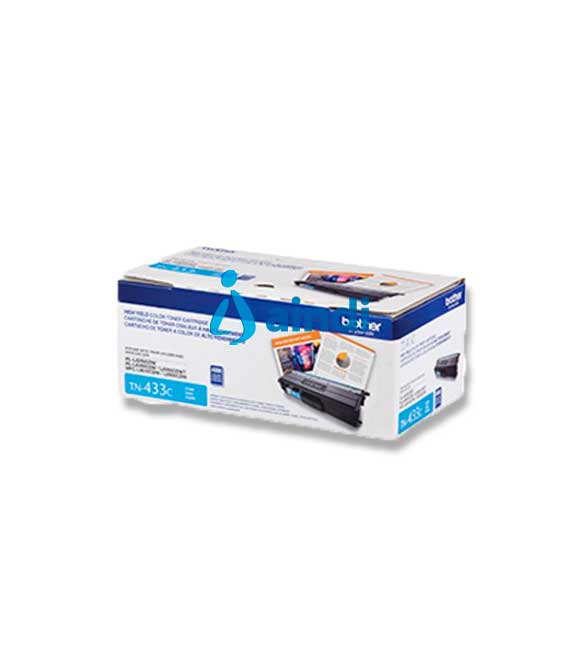TONER BROTHER CYAN TN433C PARA RENDIMIENTO DE 4000 PAGINAS AL 5 POR CIENTO DE COBERTURA
