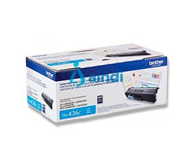 Tóner Brother Cyan TN436C - Rendimiento de 6500 Páginas (5% de Cobertura)