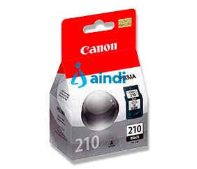 Canon PG-210. Colores de impresión: Negro, Cantidad por paquete: 1 pieza(s), Rendimiento de impresión de página con tinta negra: 220 páginas