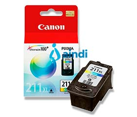 CANON CL-211XL Tinta color para PIXMA, 13 ml, 349 páginas, Product Key 2975B017AA