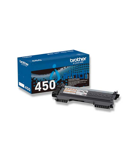 TONER BROTHER NEGRO TN450 ALTO RENDIMIENTO 2600 PAG. APROX. PARA HL2240D / HL2270W