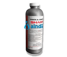 Recarga de toner sharp, para modelo al-2031, al-2041, al-2051, al-2061, rendimiento 6,500 impresiones por recarga, (200 gr. c/u)
