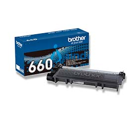 Tóner Brother TN660 Alto Rendimiento 2600 Páginas para HLL2360DW/DCPL2540DW/MFCL2700 Negro