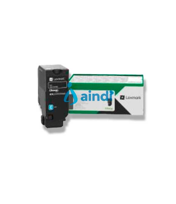 TONER LEXMARK 81C8XC0 CIAN, EXTRA ALTO RENDIMIENTO 16000 PAGINAS, PARA CX735ADSE