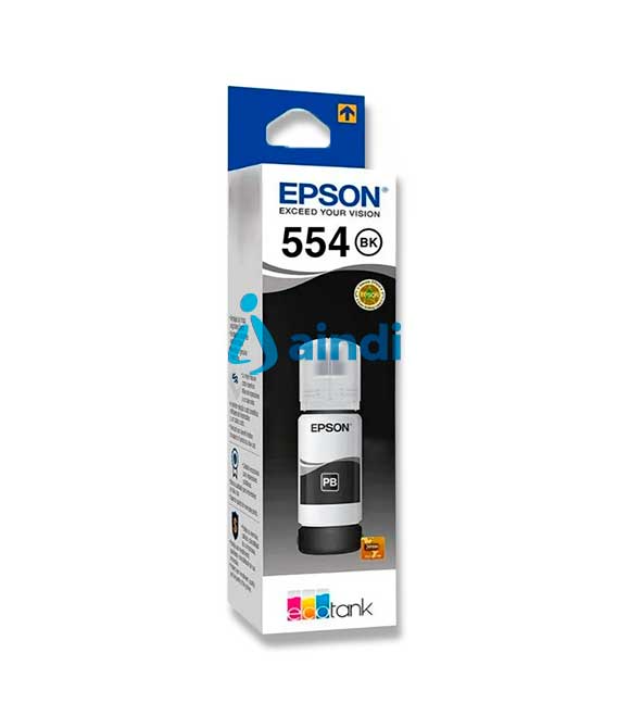 CARTUCHO EPSON MODELO T554 NEGRO PIGMENTADO, PARA L8160, L8180