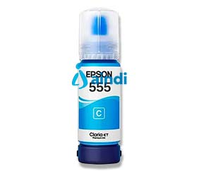 Cartucho Epson T555 Cyan C13T555220-AL para L8160 y L8180, Alto Rendimiento