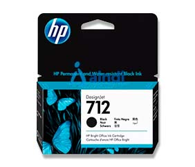 Tinta HP 3ED71A DesignJet 712 Negro 80 ml para impresoras HP DesignJet