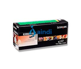 LEXMARK E260A11L Tóner Original Negro para Lexmark E260, E360, E460, E462