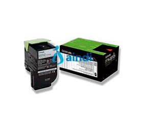 TONER LASER LEXMARK / COLOR NEGRO / RENDIMIENTO ESTANDAR / HASTA 1,000 PAGINAS / 5% DE COBERTURA / P/MODELOS: CS310DN, CS510DE