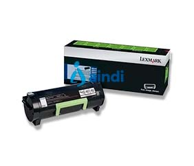 TONER LASER LEXMARK / COLOR NEGRO / RENDIMIENTO ESTANDAR / 60F4000 / HASTA 2,500 PAGINAS / 5% DE COBERTURA/ P/MODELOS:MX310 MX410. MX510 MX511 MX610 MX611