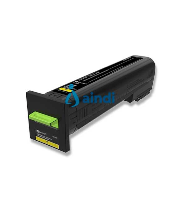 TONER LEXMARK 72K4XY0 AMARILLO, EXTRA ALTO RENDIMIENTO 22000, PARA CS820DE, CX860DE, CX825DE