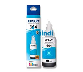 Cartucho Epson 664 Cyan para L110, L200, L210, L350, L355, L555, L300, L1300 T664220-AL